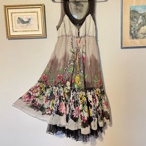 Flower Print Summer Dress BCBG